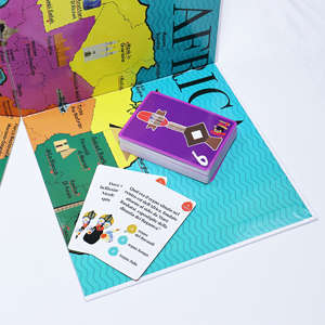 Juego de Mesa de <span class=keywords><strong>Mapa</strong></span> de Cartón con Impresión Colorida Personalizada de Fábrica Directa, Ecológico y Reciclable para la Familia con Caja de Regalo - Product Image 4