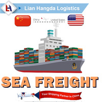 Service logistique d'expédition express de porte à porte au départ de Hong Kong de la Chine vers le Japon, USA et Australie Transporteur de fret maritime