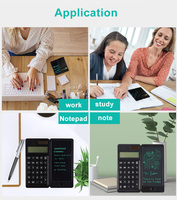 Mini calculatrice graphique intelligente électronique de bureau financière d'école de logo personnalisé avec la tablette d'écriture d'affichage à cristaux liquides