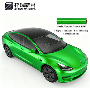 Vinilo para autos ZIRUI Venom Green, resistente a arañazos, removible y resistente a la intemperie, para cambio de color de la carrocería del vehículo, PPF. - Product Image 4