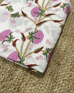 High Sustainable Hand-Block Printed Fabrics for Clothing Block Print <b>Quilt</b> Fabric Scarf & Dress Material - Product Image 5