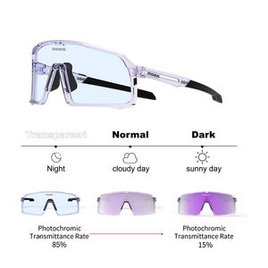 Mcycle男性と女性のための透明な紫色のサングラス偏光サイクリングスポーツメガネカジュアルと屋外での使用 - Product Image 4