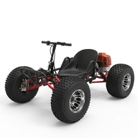 Kart à essence tout-terrain pour adultes, monoplace, buggy de course à 4 roues, moteur 200cc 4 temps, tout-terrain, directement de l'usine