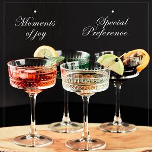 Custom 8.8Oz/260Ml Long Stem Glassware <b>Vintage</b> Coupe <b>Champagne</b> Cocktail Martini Wine <b>Glasses</b> - Product Image 3