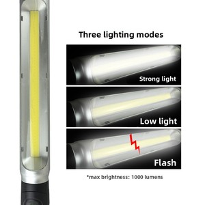 Lampe de travail LED super lumineuse blanc froid pour atelier, magnétique, rechargeable, étanche IP44, pour voiture et hôtel - Product Image 5