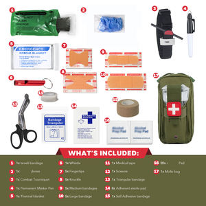 उन्नत आपूर्ति के साथ पेशेवर ग्रेड ifak चिकित्सा किट - Product Image 2