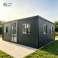 Maison conteneur préfabriquée extensible 20 pieds 40 pieds aux normes locales à vendre, villa de luxe préfabriquée 2 chambres, maison mobile portable