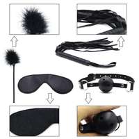 10PCS Fétiche Kits Lit Contraintes Bondage En Peluche PU Sexy Flirter Jouets Alternatifs Attaché BDSM Bondage Costume Adulte Sex Toy pour Femmes