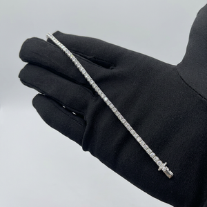 2mm Luxury Resizable Moissanite <b>Cuff</b> Bangle <b>Bracelet</b> <b>Silver</b> Color Oval Stone Customizable Jewelry Gift - Product Image 1