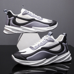Chaussures de sport décontractées pour hommes, commerce extérieur transfrontalier, tige en coton respirant, semelle extérieure en PVC, légères, confortables et tendance - Product Image 1