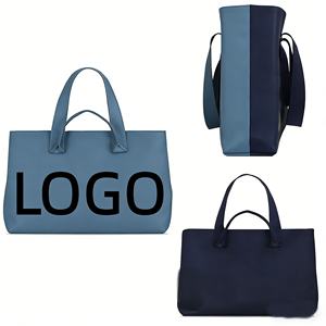 Sac fourre-tout tendance et populaire pour femme, personnalisé en usine, bicolore, pour la plage, l'usage quotidien, les femmes actives et les étudiantes - Product Image 4