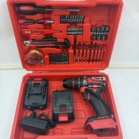 Perceuse à percussion électrique sans balais 21V à couple élevé, alimentée par batterie au lithium, kit complet ou unité nue, directement de l'usine