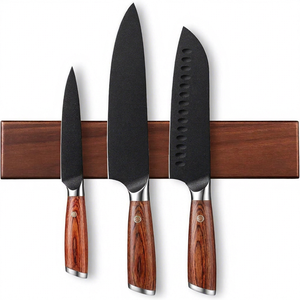 Juego de Cuchillos de Cocina, 4 Piezas, Acero Inoxidable Japonés con Alto Contenido de Carbono, Juego de Cuchillos de Chef Profesionales Ultra Afilados, Santoku - Product Image 1