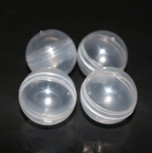 32mm Empty Plastic Toy Capsule Egg shell Plastic Ball For Vending Machine Round transparent Plastic Capsule