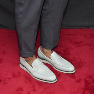 Zapatos de vestir formales para hombre - Zapatos de cuero estilo italiano, zapatos casuales hechos a mano, zapatos de cuero blancos para boda y zapatos Oxford para hombre - Product Image 6