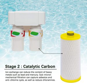 2-स्टेज अंडर सिंक वॉटर फिल्ट्रेशन सिस्टम के लिए उच्च प्रदर्शन रिप्लेसमेंट फ़िल्टर कार्ट्रिज - Product Image 3