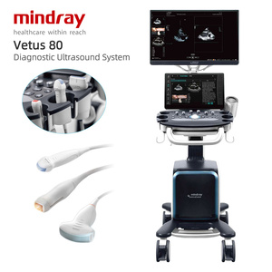 Système d'imagerie diagnostique portable entièrement numérique Mindray Vetus 80, échographe pour usage vétérinaire avec sonde convexe - Product Image 1
