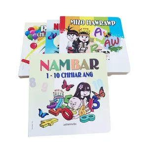 Custom Design Children Book Printing Mini Pocket Children Bedtime Cardboard Books in Box