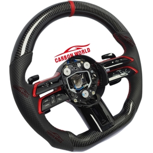 Pour mercedes-benz classe C W205 C205 W204 W212 W213 <span class=keywords><strong>volant</strong></span> libellule W213 W238 <span class=keywords><strong>AMG</strong></span> C43 E63 GT <span class=keywords><strong>volant</strong></span> en Fiber de carbone - Product Image 3