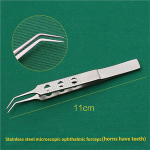 คีมไมโครสำหรับการผ่าตัดโรคตาและการรักษาทางการแพทย์ที่มีการบุกรุกขั้นต่ำ4มม. ใช้ซ้ำได้ - Product Image 6