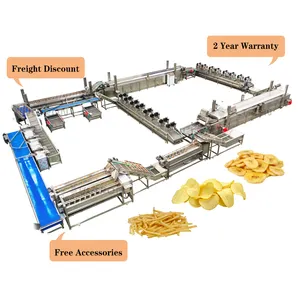 Professional Manufacturer potato chips making equipment french fries machine
