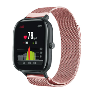 <span class=keywords><strong>Correa</strong></span> de Reloj de Repuesto de Acero Inoxidable de 20 mm y 22 mm con Liberación Rápida para <span class=keywords><strong>GTS</strong></span> <span class=keywords><strong>2</strong></span> Mini GTR 2E, <span class=keywords><strong>Correa</strong></span> de Moda Duradera en Varios Colores - Product Image 1