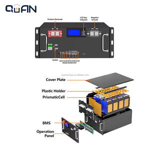 ระบบจัดเก็บพลังงานสำหรับบ้านแบบติดตั้งบนชั้นวาง QA51.2V100-RT01 แบตเตอรี่ลิเธียมไอรอนฟอสเฟต (LiFePO4) พร้อมระบบจัดการแบตเตอรี่ (BMS) ในตัว รองรับการเชื่อมต่อแบบ CAN รองรับการเชื่อมต่อแบบขนานได้สูงสุด <span class=keywords><strong>16</strong></span> ตัว ประสิทธิภาพสูง - Product Image 5