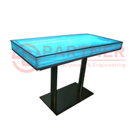 Barre lumineuse à LED Décoration Mobilier Aquarium Table à bulles d'eau et mur à bulles Pour bar/club/pub/restaurant