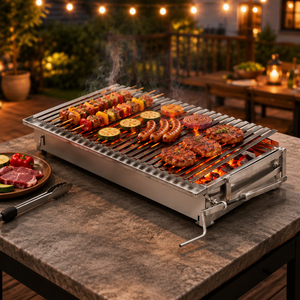 Parrilla <span class=keywords><strong>Argentina</strong></span> Comercial de Acero Inoxidable para <span class=keywords><strong>Restaurante</strong></span> y Barbacoa al Aire Libre - Product Image 2