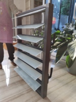 Fenêtres à persiennes en aluminium NFRC AS2047 CE avec verre clair pour extérieur, stores fixes et coulissants intégrés