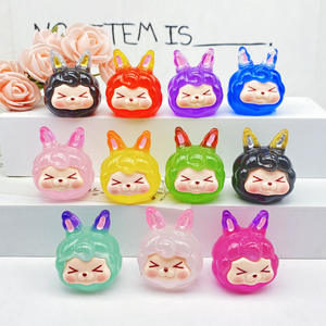 Nuevos dijes de resina Kiki de dibujos animados, colgante de llavero luminoso de cambio Gradual, fabricación de joyas de coche DIY, bolsa ciega incluida - Product Image 2