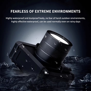 Đèn pha đèn pin Lumen siêu sáng sáng dẫn đèn pha có thể sạc lại với đèn pha cảm biến chuyển động không thấm nước màu trắng - Product Image 5