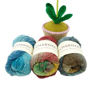 Charmkey bright-colored fresh loops and threads melange yarn of yarn spinning machine