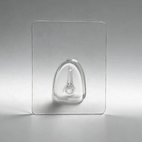 Gancho de Pared de PU GEL Transparente, Brillante, Adhesivo, con Acabado Mate, Ecológico, Reutilizable, Sin Daños, para Cocina, en Oferta