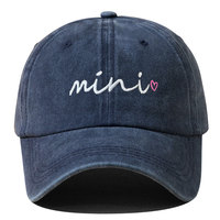 Casquettes de baseball mini décontractées pour maman et fille, ensemble adulte réglable 100% coton, quatre saisons, 6 panneaux, broderie 3D