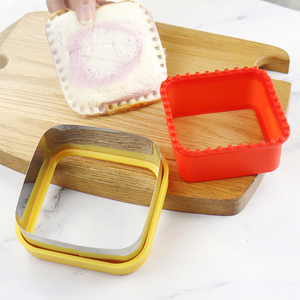 Bread <b>Cookie</b> Cutter Stainless Steel Sandwich Cutter and Sealer for Easy to Make Sandwich Breakfast and Bento for Kids - Product Image 4