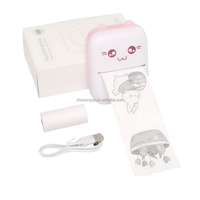 Printer Mini Portabel Murid Tanpa Tinta, Printer Mini Termal 57X30Mm Kualitas Tinggi