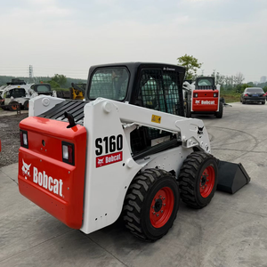 Cargadora Compacta Usada <span class=keywords><strong>Bobcat</strong></span> S160, Minicargadora de Ruedas <span class=keywords><strong>S130</strong></span> S185 S300 S450 para Construcción, Agricultura y Remoción de Nieve - Product Image 1