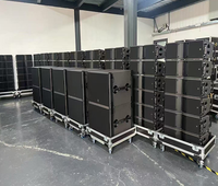 Haut-parleurs passifs L-208 doubles en néodyme de 8 pouces et B-18 système de sonorisation professionnel à réseau de ligne ultra bas de 18 pouces