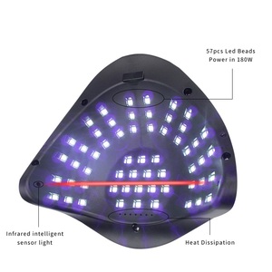 Asciugatrice Professionale per Unghie SUN X7 Max UV LED 180W con 57 Lampade LED di Alta Qualità, Asciugatura Rapida per Smalto Gel - Product Image 4
