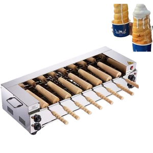 เครื่องทำขนมปังโคนไอศกรีมแบบมืออาชีพ ใช้แก๊สสำหรับอบขนมปังโคน - Product Image 6