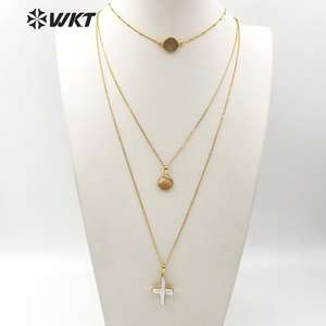 WT-JN109 Design Esclusivo di Un Set di Perle E Pietre Della Collana Della Signora di Nuovo Modo Dei Monili Della <span class=keywords><strong>Perla</strong></span> <span class=keywords><strong>Con</strong></span> <span class=keywords><strong>La</strong></span> Collana di Pietra - Product Image 5