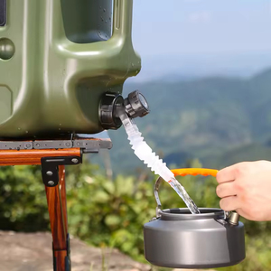 Tanque de Agua de 28L de Material PE para Exteriores con Ruedas y Grifo, Apto para Acampar en Coche, Barbacoa y Almacenamiento de Agua - Product Image 5