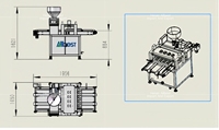 Machine automatique de remplissage de crème pour croissants, injecteur de crème, machine de dépose pour beignets, pain et gâteaux
