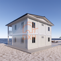Fabricant vivant Conteneur portable personnalisé à plat Maison préfabriquée à l'épreuve des ouragans Logement préfabriqué pour travaux d'extension