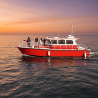 Bateau de lutte contre les incendies en aluminium sur mesure de 13 m, certifié CE, pour les opérations de sauvetage en rivière, en mer et en port - Vente directe usine