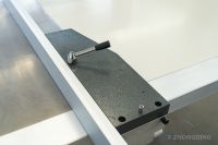 Machine de découpe de panneaux de mélamine à commande PLC automatique, machine à scie à table coulissante