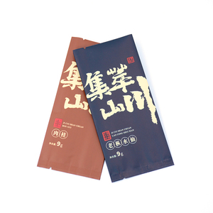 Custom Printed Food Grade Aluminum Foil Side Gusset Tea Pouch With Easy Tear Notch <strong>Laminated</strong> Packaging <strong>Bag</strong> for Tea - Product Image 4