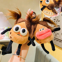 Porte-clés en peluche moelleux personnalisé drôle Porte-clés animal Petit jouet en peluche Jouet doux pour enfants