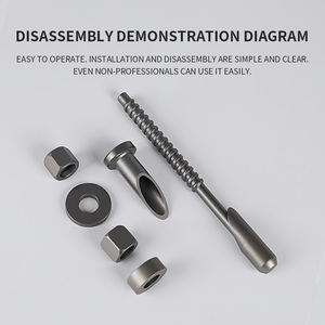 Vis d'ancrage à expansion pour perceuse à colonne, robustes et détachables, pour la <span class=keywords><strong>fixation</strong></span> de perceuses à colonne verticales - Product Image 3